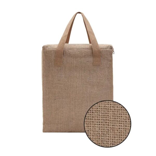 Cooler Bags Yute 9 L, vista 2 - Bolsos Corporativos | MerchLAB
