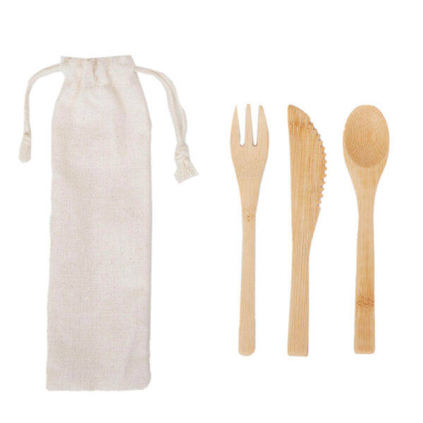 Set Cutlery Bamboo 5 Set Cutlery Bamboo - Imagen 5
