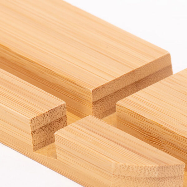 Base Soporte Bamboo "GANGES" para Tablet y Celular, detalle - Oficina y Escritorio | MerchLAB