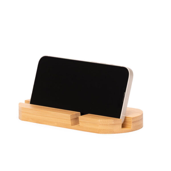 Base Soporte Bamboo "GANGES" para Tablet y Celular 9 Base Soporte Bamboo "GANGES" para Tablet y Celular, foto 9 - Oficina y Escritorio | MerchLAB