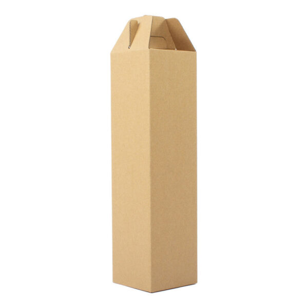 Caja autoarmable con asas, para 1 botella de Vino 4 Caja autoarmable con asas, para 1 botella de Vino, foto 4 - Accesorios de Vino | MerchLAB