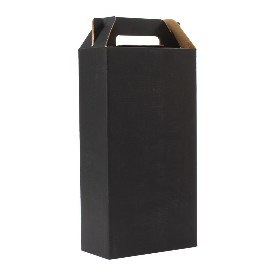 Caja autoarmable con asas, para 2 botellas de Vino 2 Caja autoarmable con asas, para 2 botellas de Vino, vista 2 - Accesorios de Vino | MerchLAB