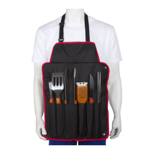 Delantal BBQ con 9 Herramientas, vista 2 - Asado y Parrilla | MerchLAB