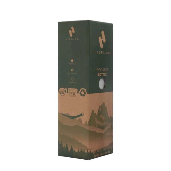 Botella HydraGo 1000 ml, vista 2 - Botellas de Acero Inoxidable | MerchLAB