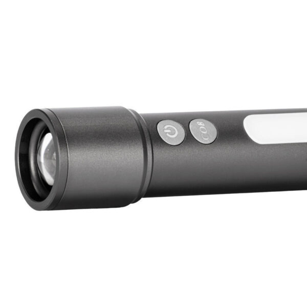 USB Linterna Táctica y lámpara recargable "HOOK" 15-en-1, detalle - Outdoor | MerchLAB