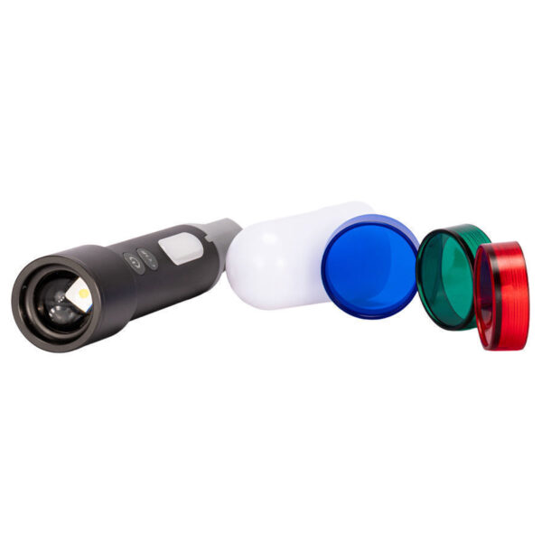 USB Linterna Táctica y lámpara recargable "HOOK" 15-en-1, vista 2 - Outdoor | MerchLAB