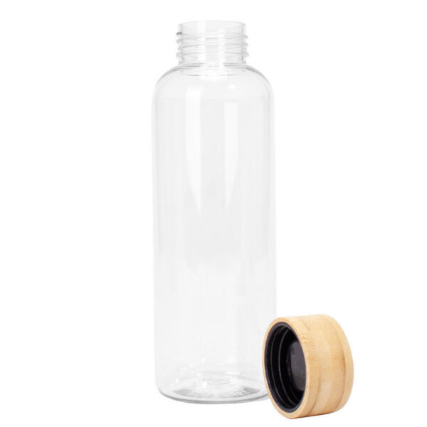 Botella PET tapa bamboo "AINOA" 550cc, foto 4 - Botellas Ecológicas | MerchLAB