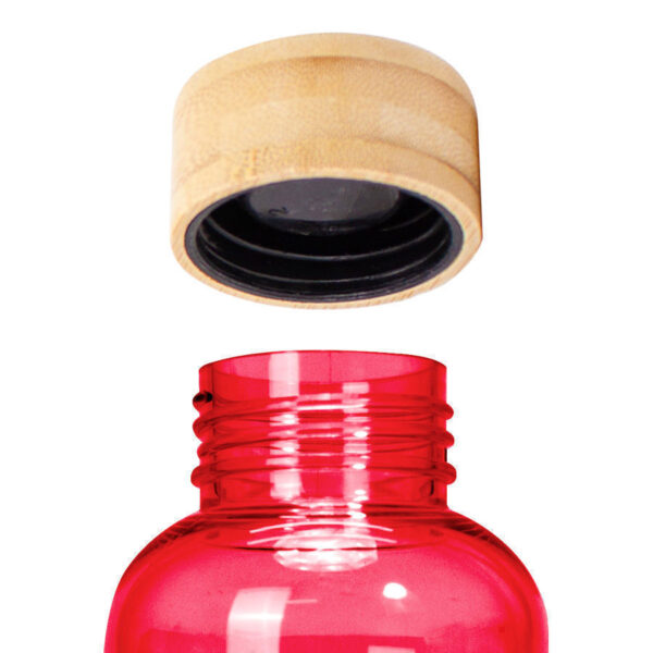 Botella PET tapa bamboo "AINOA" 550cc, foto 11 - Botellas Ecológicas | MerchLAB