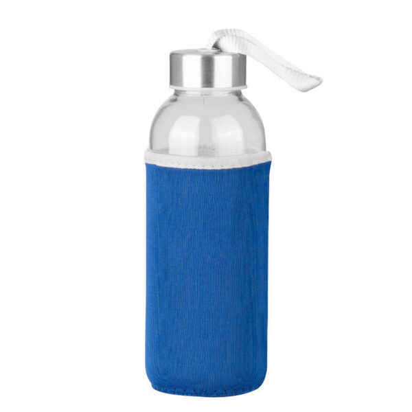 Botella de Vidrio Silica con funda de Neopreno 440cc - Botellas de Vidrio | MerchLAB