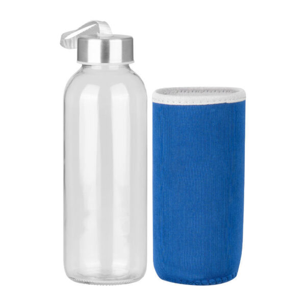 Botella de Vidrio Silica con funda de Neopreno 440cc, vista 2 - Botellas de Vidrio | MerchLAB