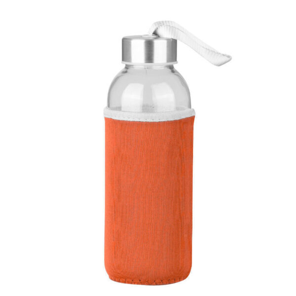 Botella de Vidrio Silica con funda de Neopreno 440cc 5 Botella de Vidrio Silica con funda de Neopreno 440cc - Imagen 5
