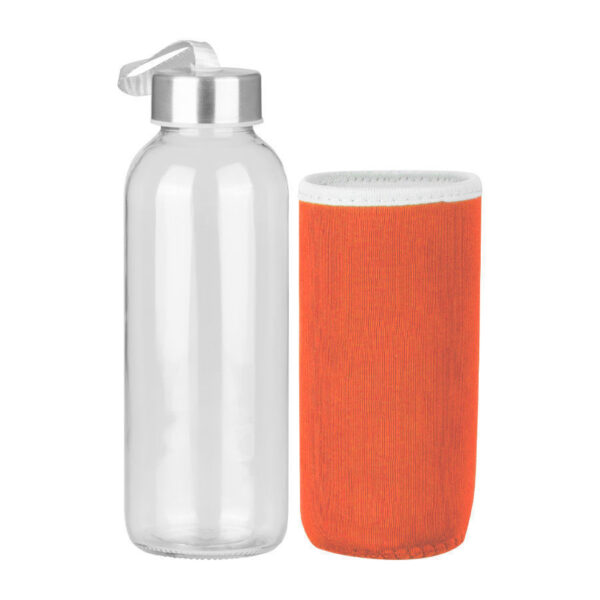 Botella de Vidrio Silica con funda de Neopreno 440cc 6 Botella de Vidrio Silica con funda de Neopreno 440cc - Imagen 6