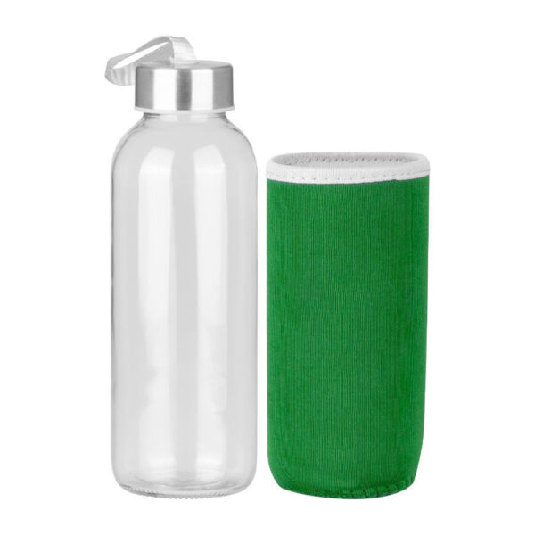 Botella de Vidrio Silica con funda de Neopreno 440cc 8 Botella de Vidrio Silica con funda de Neopreno 440cc - Imagen 8