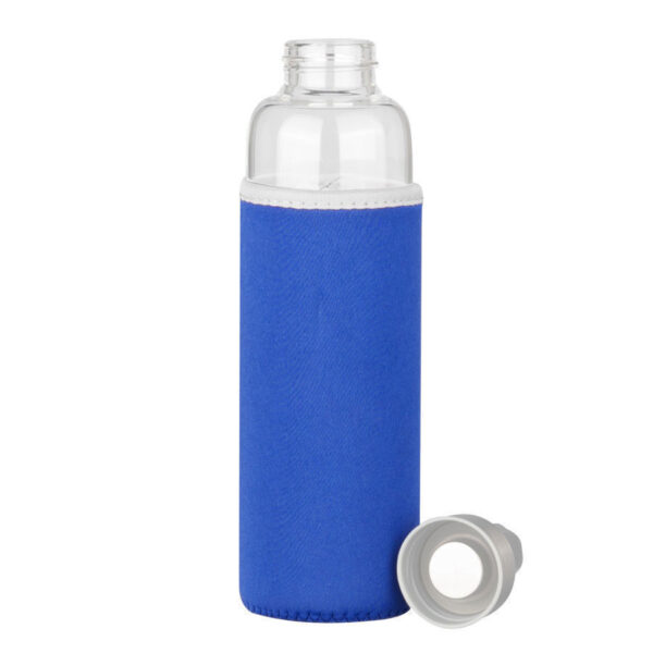 Botella de Vidrio Borosilicato con Funda de Neopreno 580cc, vista 2 - Botellas de Vidrio | MerchLAB