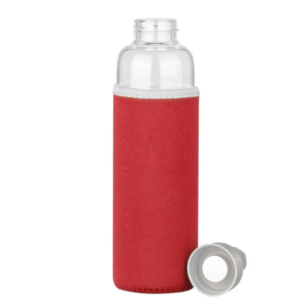 Botella de Vidrio Borosilicato con Funda de Neopreno 580cc 5 Botella de Vidrio Borosilicato con Funda de Neopreno 580cc - Imagen 5