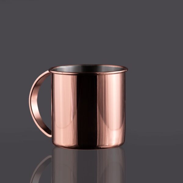 Tazón metálico Encobrizado "COPPER" 1/2 L, detalle - Mugs Corporativos | MerchLAB