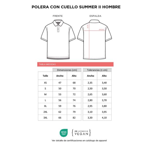 Polera con Cuello Summer II, vista 2 - Poleras | MerchLAB