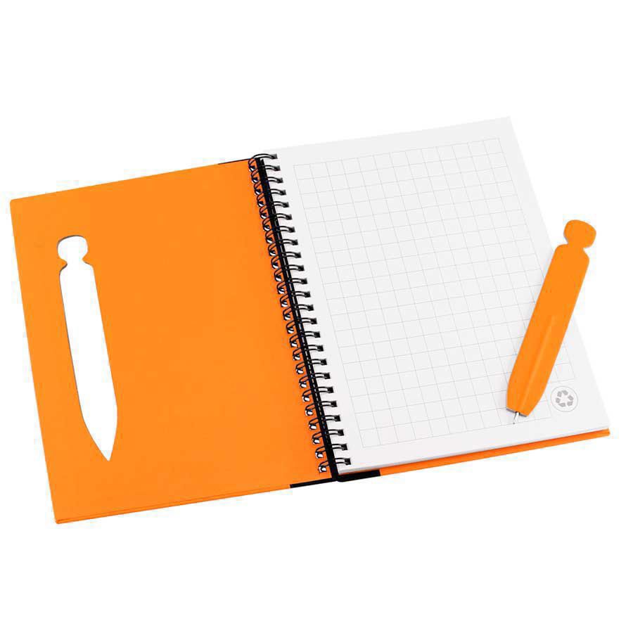 Cuaderno Ecológico Tapa Dura 2 Cuaderno Ecológico Tapa Dura, vista 2 - Cuadernos Corporativos | MerchLAB