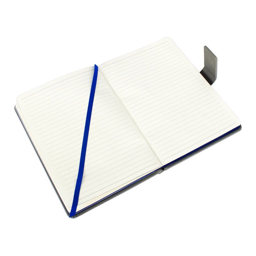 Cuaderno Gris cierre imantado 3 Cuaderno Gris cierre imantado, detalle - Cuadernos Corporativos | MerchLAB