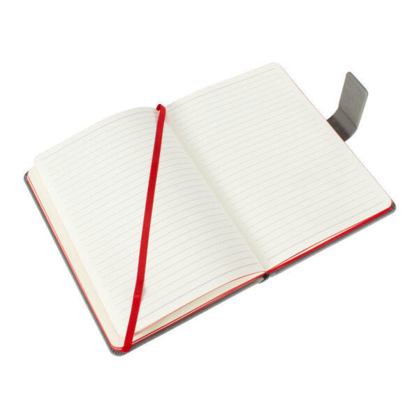 Cuaderno Gris cierre imantado 5 Cuaderno Gris cierre imantado, foto 5 - Cuadernos Corporativos | MerchLAB