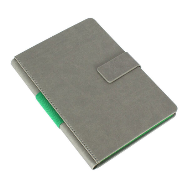 Cuaderno Gris cierre imantado 10 Cuaderno Gris cierre imantado, foto 10 - Cuadernos Corporativos | MerchLAB