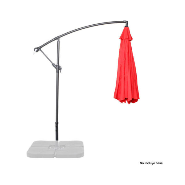 Quitasol lateral colgante "Banana" Ø3M, vista 2 - Quitasoles | MerchLAB
