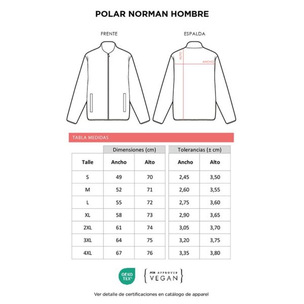 Polar Norman Hombre, vista 2 - Micropolar y Polerones | MerchLAB