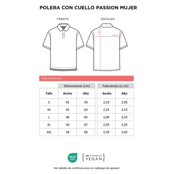 Polera con Cuello Passion, vista 2 - Poleras | MerchLAB