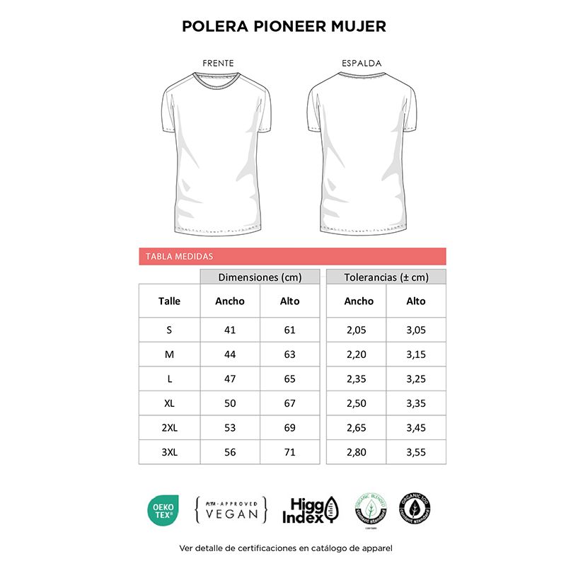 Polera Pioneer Mujer 2 Polera Pioneer Mujer - Imagen 2