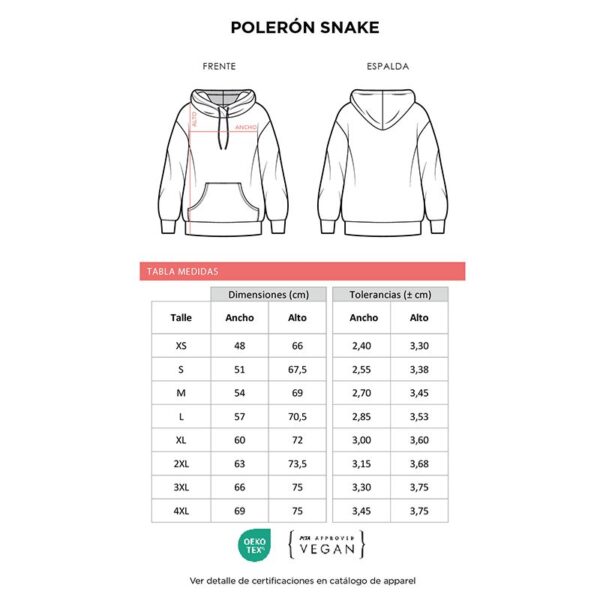 Polerón Snake 4 Polerón Snake, foto 4 - Polerones | MerchLAB