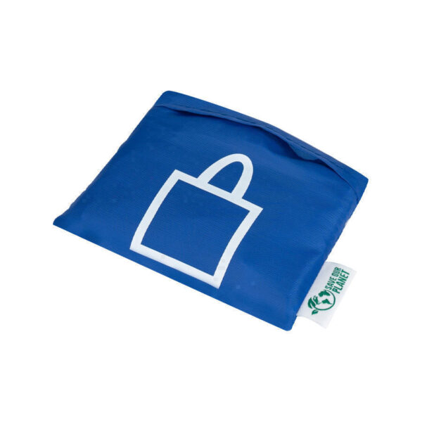 Bolsa de compras plegable en tela RPET, detalle - Bolsas de Poliester | MerchLAB