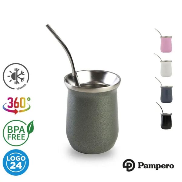 Mate Origen c/Bombilla Pampero, vista 2 - Tazones, Termos y Mugs | MerchLAB
