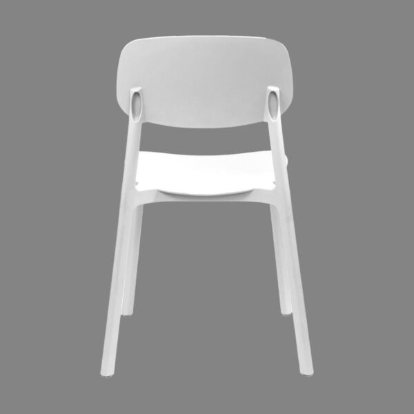 Silla apilable de plástico rígido "MARVIN", vista 2 - Outdoor | MerchLAB