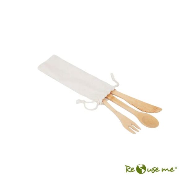 Set Cutlery Bamboo, vista 2 - Cocina y Mesa | MerchLAB