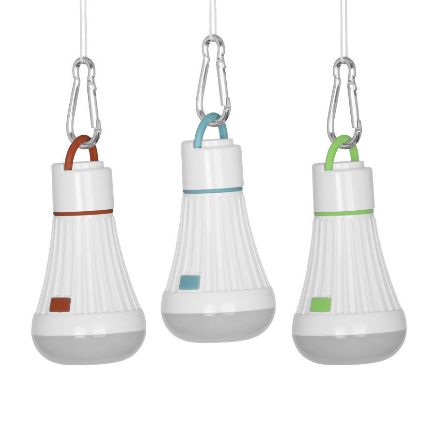Lámpara colgante tipo Ampolleta de 1W con 6 LED 1 Lámpara colgante tipo Ampolleta de 1W con 6 LED
