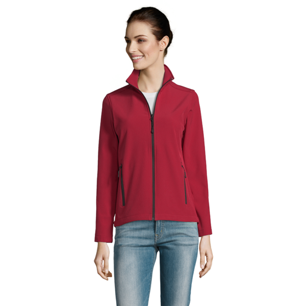 Chaqueta Softshell Race Mujer, vista 2 - Chaquetas | MerchLAB