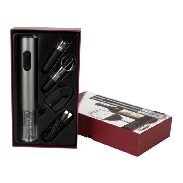 Deluxe USB Set de Vino Eléctrico, vista 2 - Accesorios de Vino | MerchLAB