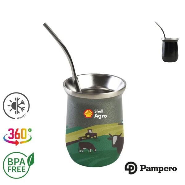 Mate Origen c/Bombilla Pampero - Tazones, Termos y Mugs | MerchLAB