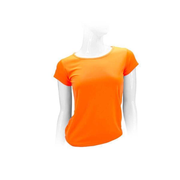 Polera Manga Corta Poliéster Mujer 5 Polera Manga Corta Poliéster Mujer, foto 5 - Poleras | MerchLAB