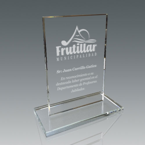 Galvano Cristal Rectangular LSA 11 4 Galvano Cristal Rectangular LSA 11, foto 4 - Galvanos y premios | MerchLAB