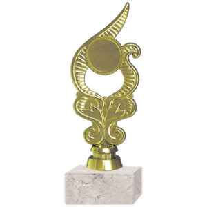 Trofeo Plástico Llama con Sello RP-8143 - Base para Trofeo | MerchLAB