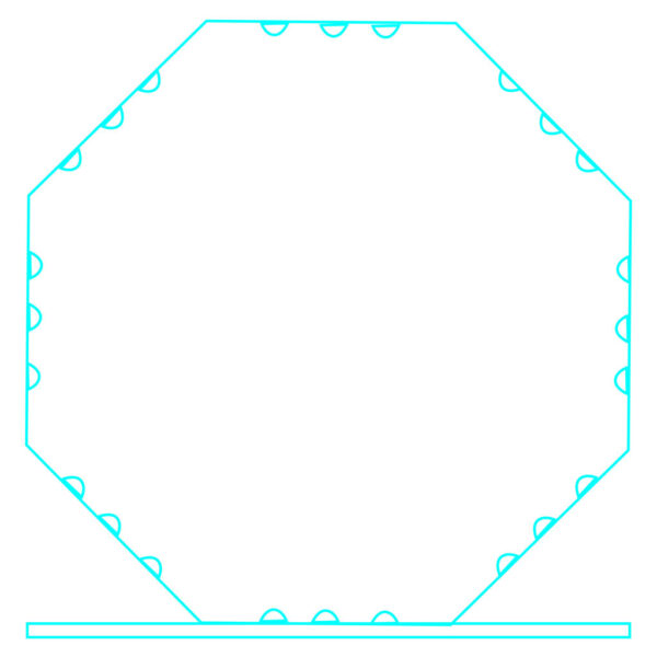 Galvano Cristal Octagonal 2376 4 Galvano Cristal Octagonal 2376, foto 4 - Galvanos y premios | MerchLAB