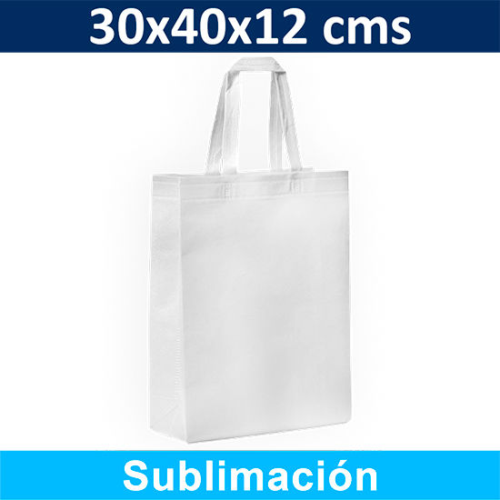 Bolsa TNT Sublimable Reutilizable 2 Bolsa TNT Sublimable Reutilizable, vista 2 - Bolsas de TNT | MerchLAB