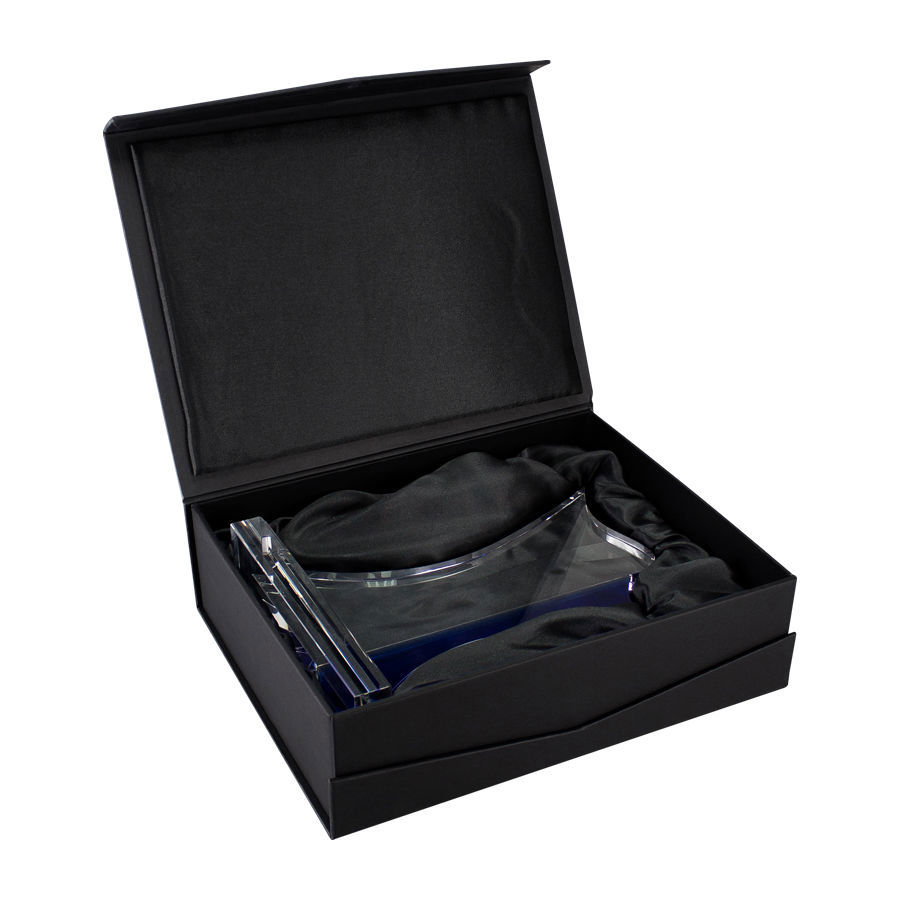 Trofeo Galvano Cristal Bauhaus 2 Trofeo Galvano Cristal Bauhaus, vista 2 - Galvano Corporativo | MerchLAB