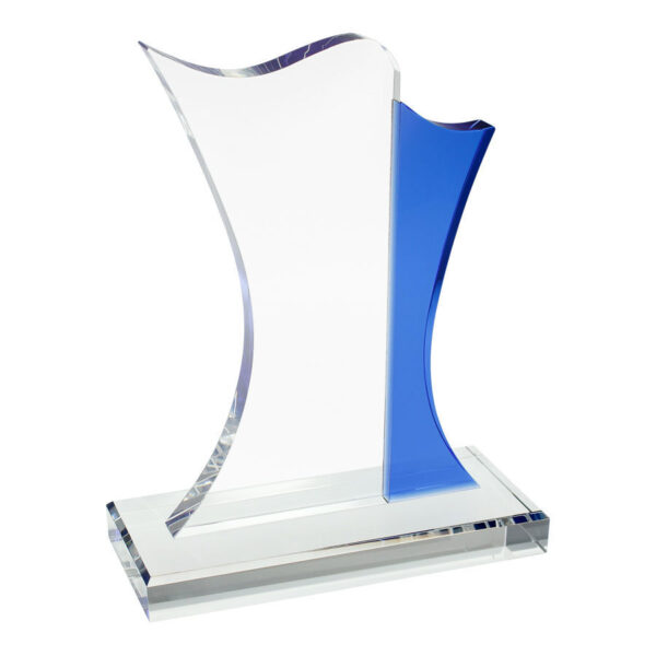 Trofeo Galvano Cristal Bauhaus - Galvano Corporativo | MerchLAB