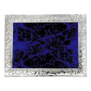 Placa AP17 - PLATEADO AZUL - Placas | MerchLAB