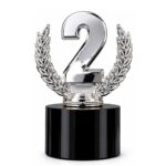 Trofeo Resina/cristal CT08 PLATEADO - Copas | MerchLAB