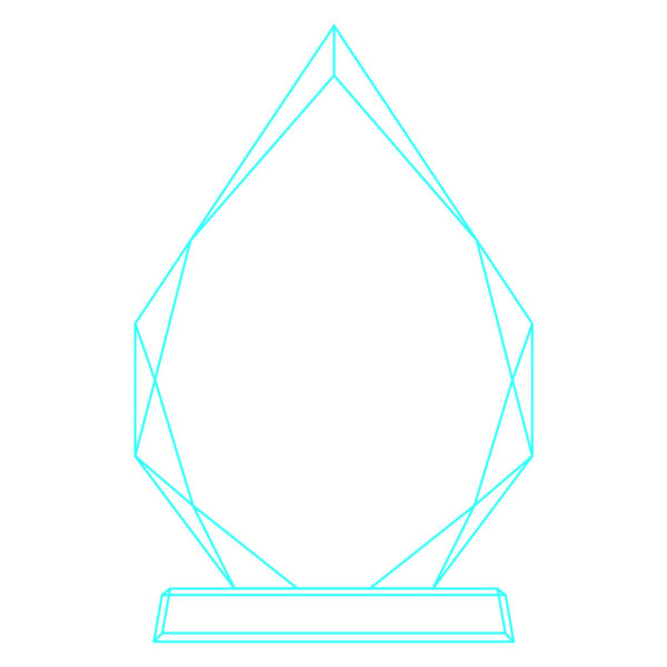 Galvano Cristal CTA 23, foto 5 - Galvanos y premios | MerchLAB