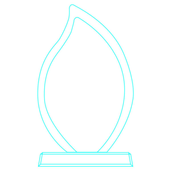 Galvano Cristal CTA 76, foto 5 - Galvanos y premios | MerchLAB
