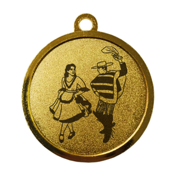 Medalla Cueca 55mm CUE55, detalle - Medallas | MerchLAB